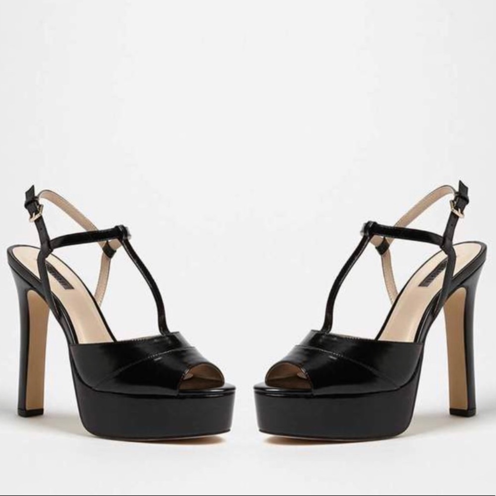 T-strap Platform Heels